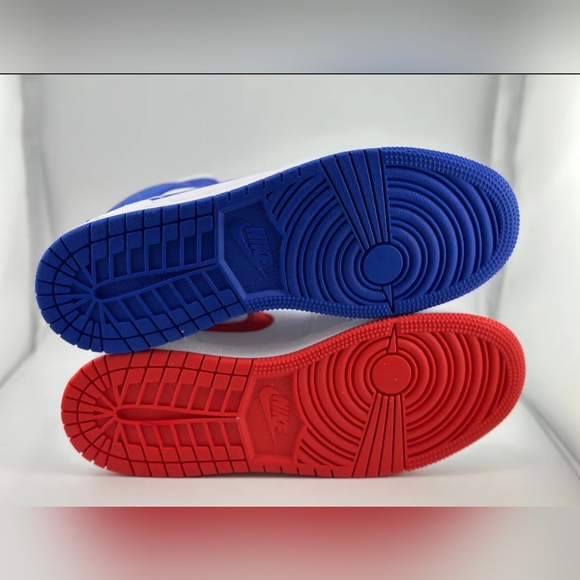 Air Jordan 1 Mid 85 GS Size 7 Youth Blue Red White NEW - Picture 6 of 6